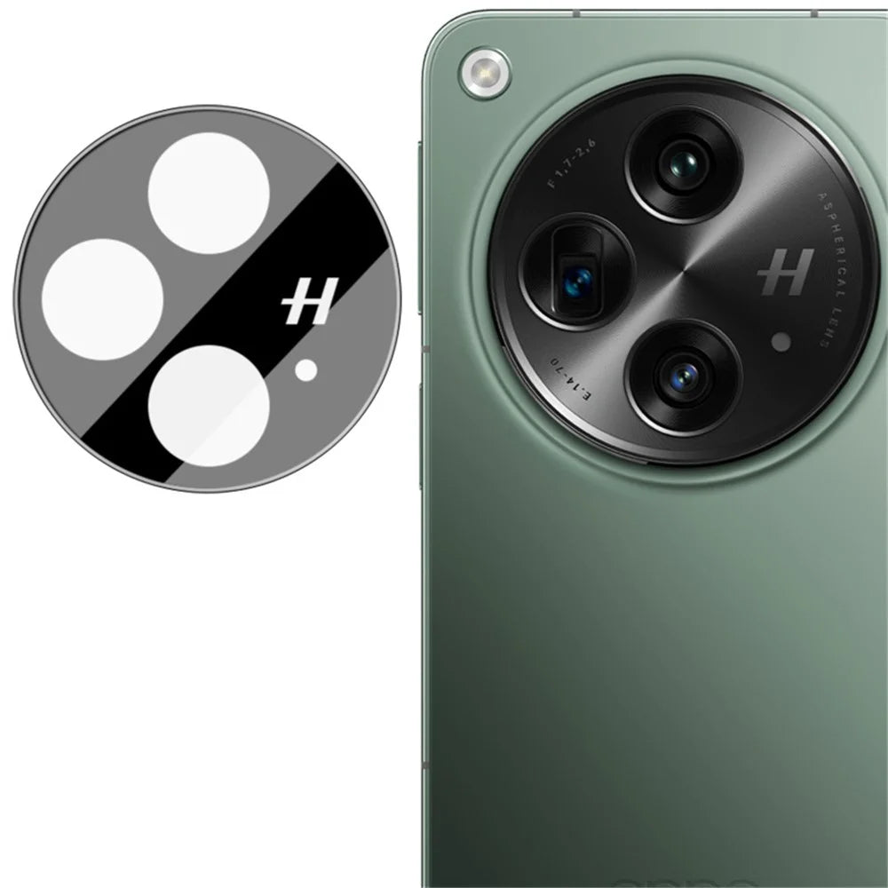 IMAK For Oppo Find N3 5G / OnePlus Open Camera Lens Protector Tempered Glass Lens Film (Black Version) - 1