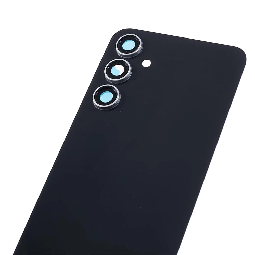 For Samsung Galaxy S23 FE S711 Battery Housing with Adhesive Sticker + Camera Lens Cover - Black - 4