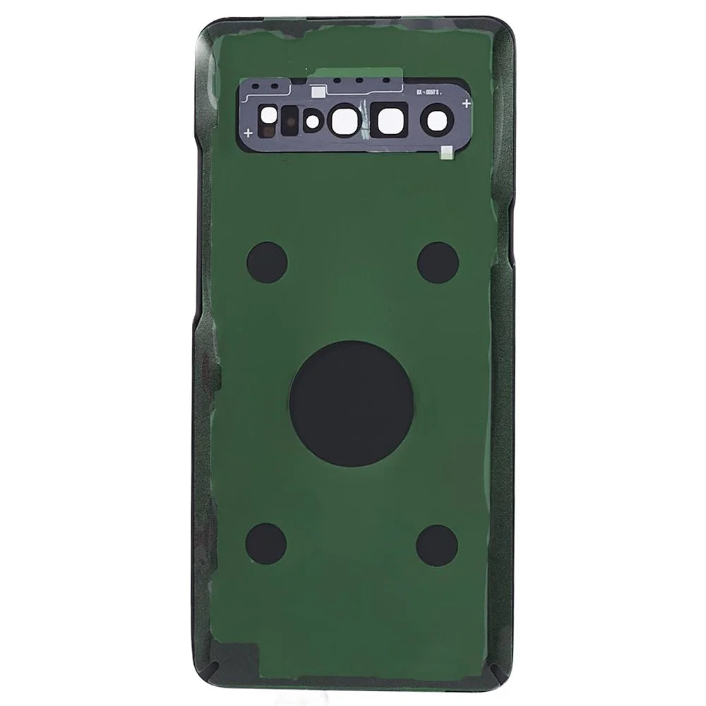 For Samsung Galaxy S10 5G G977 Battery Housing with Adhesive Sticker + Camera Lens Cover (without Logo) - Black - 3