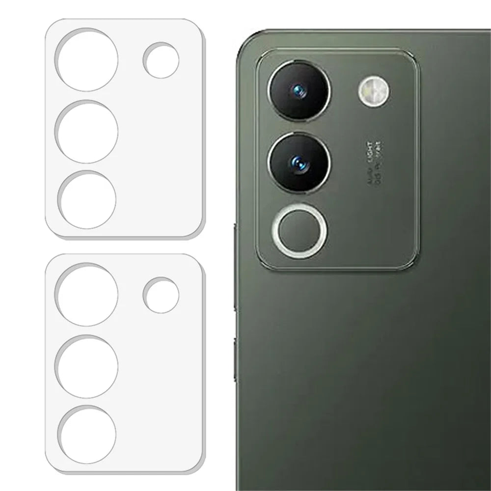 2Pcs For vivo Y200 (India) 5G / V29e (Global) 5G Phone Rear Camera Lens Protector HD Clear Tempered Glass Lens Film - 1