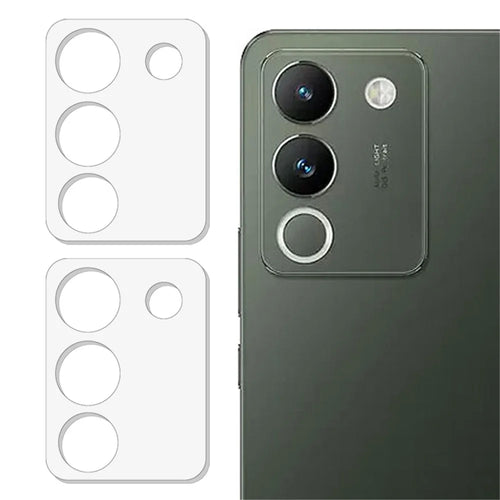 2Pcs For vivo Y200 (India) 5G / V29e (Global) 5G Phone Rear Camera Lens Protector HD Clear Tempered Glass Lens Film - 1
