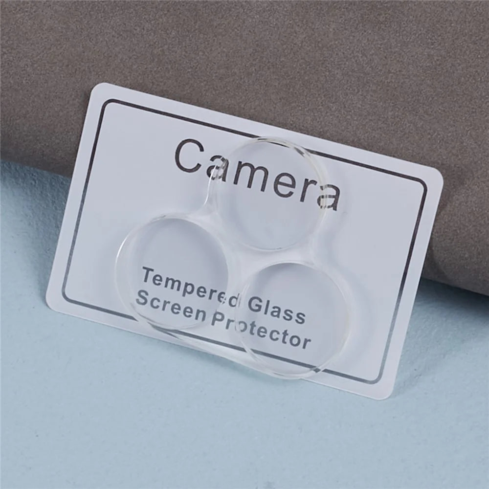 2Pcs 3D Arc Edge Lens Film for Realme C53 (India) / C51 Tempered Glass Phone Rear Lens Protector - 3