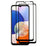 2Pcs For Samsung Galaxy A15 5G Tempered Glass Electroplating Anti-Fingerprint Silk Printing Full Glue Screen Protector - 1