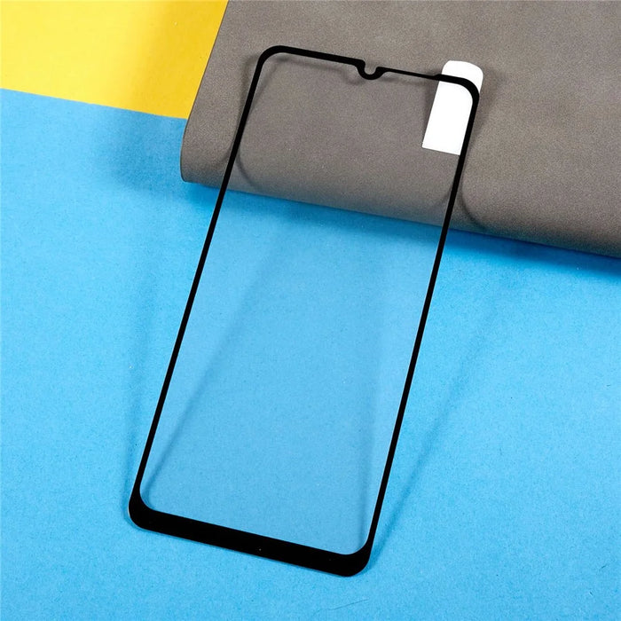 2Pcs For Samsung Galaxy A15 5G Tempered Glass Electroplating Anti-Fingerprint Silk Printing Full Glue Screen Protector - 3