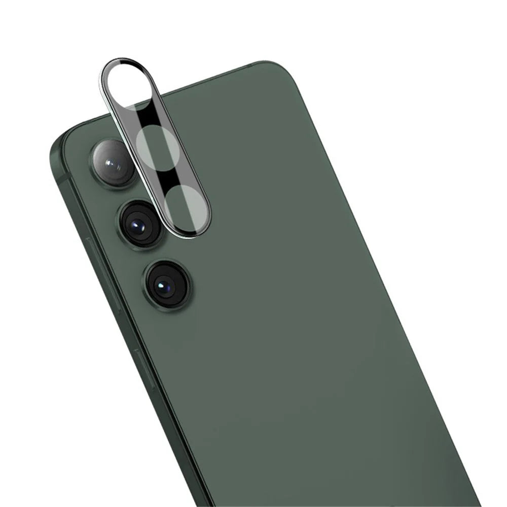 IMAK For Samsung Galaxy S24+ Camera Lens Protector HD Clear Tempered Glass Lens Film + Acrylic Lens Cap (Black Version) - 4