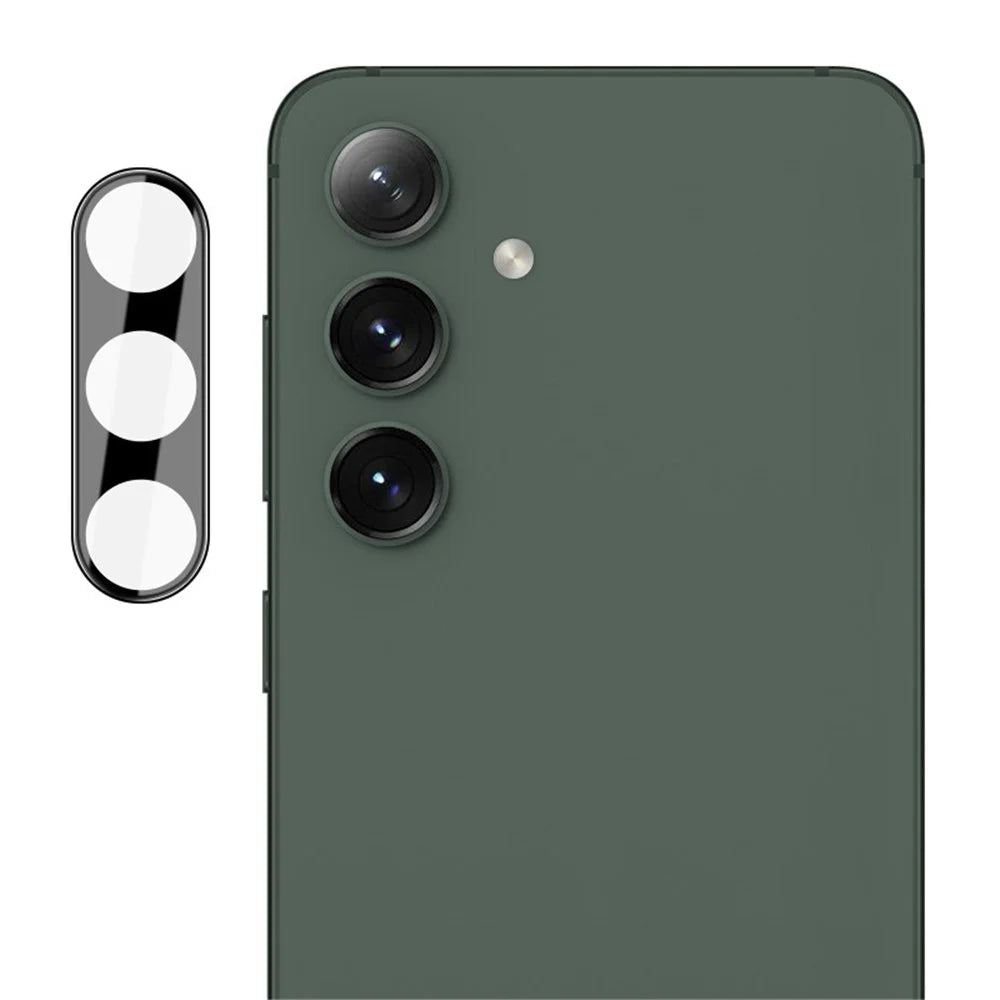 IMAK For Samsung Galaxy S24+ Camera Lens Protector HD Clear Tempered Glass Lens Film + Acrylic Lens Cap (Black Version) - 5