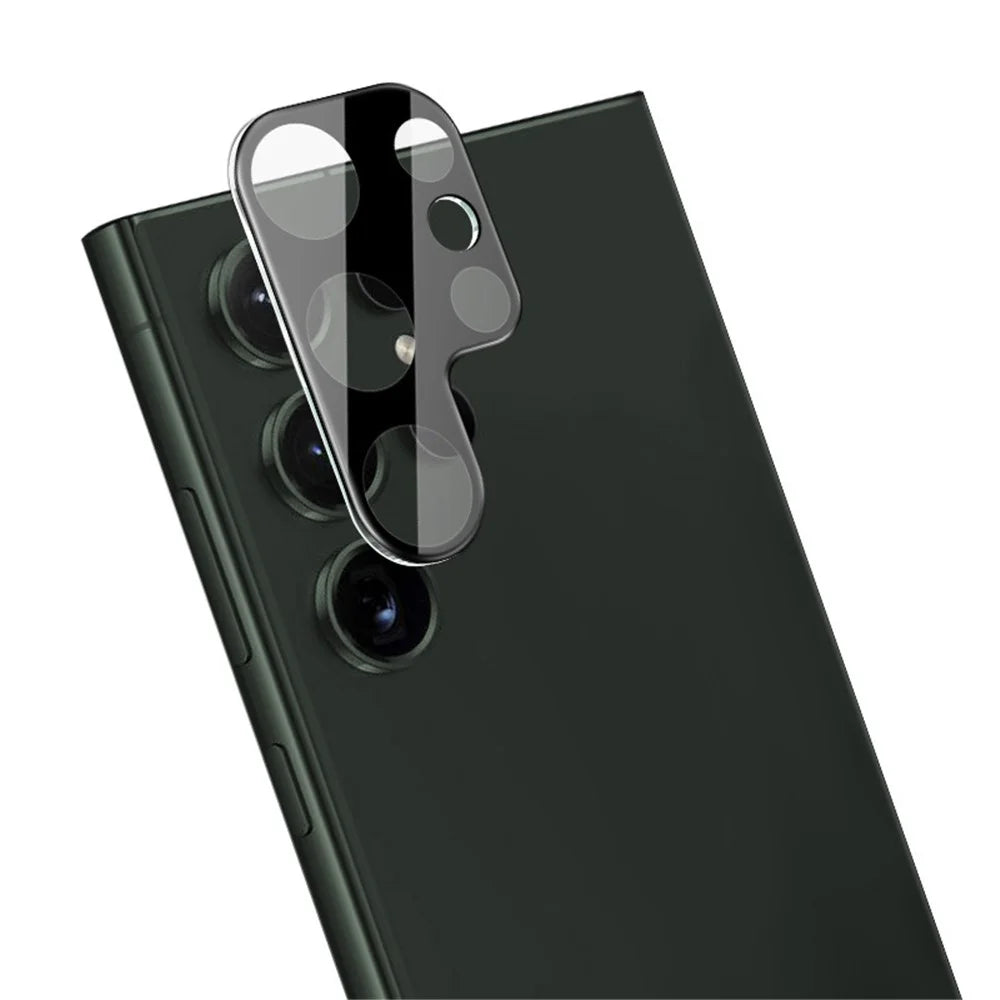 IMAK For Samsung Galaxy S24 Ultra Camera Lens Protector Acrylic Lens Cap + Tempered Glass HD Lens Film (Black Version) - 4