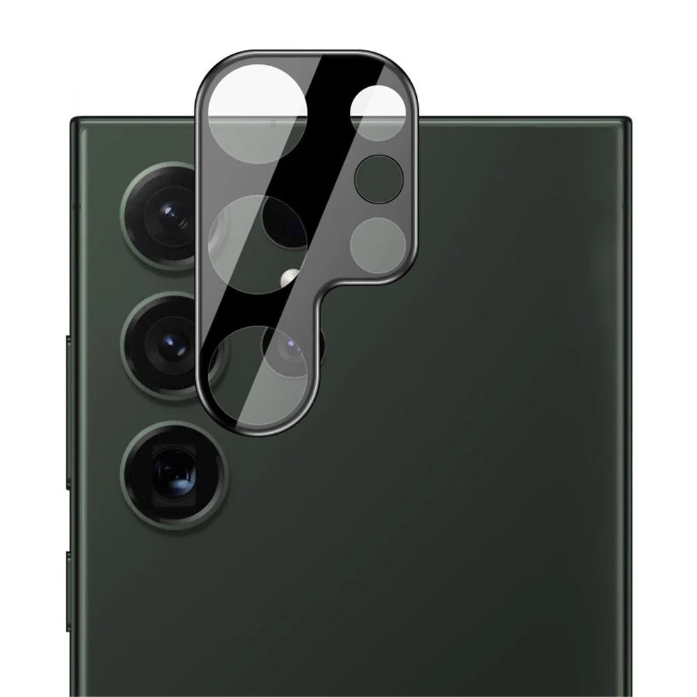 IMAK For Samsung Galaxy S24 Ultra Camera Lens Protector Acrylic Lens Cap + Tempered Glass HD Lens Film (Black Version) - 6