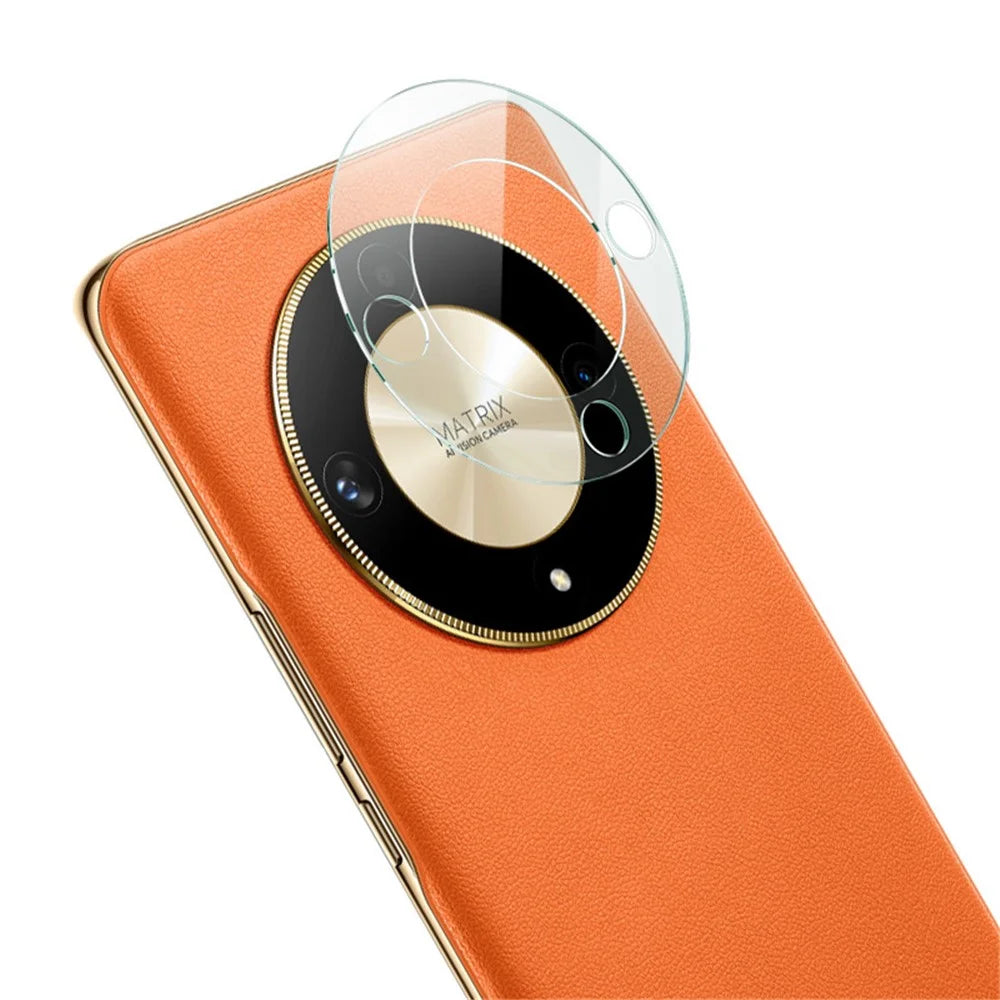 IMAK Camera Lens Protector for Honor X9b 5G / Magic6 Lite 5G Tempered Glass + Acrylic Lens Cap Integrated Lens Film - 4