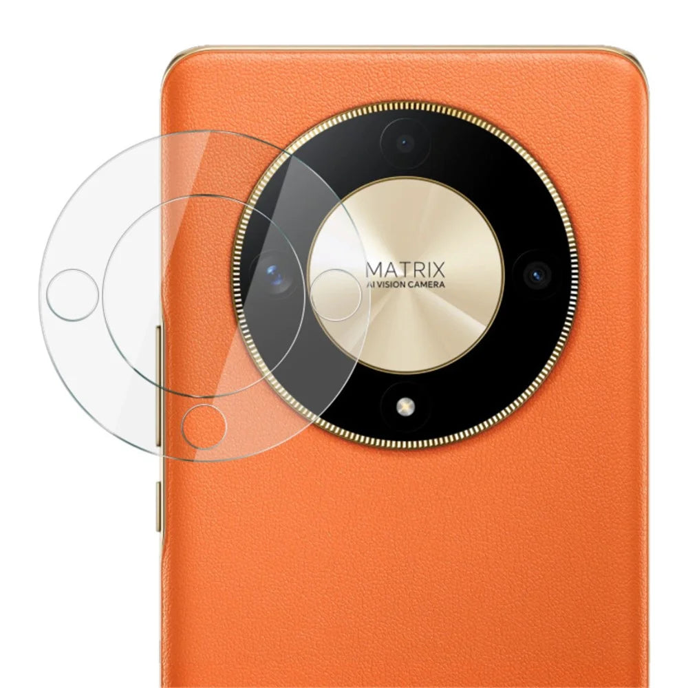 IMAK Camera Lens Protector for Honor X9b 5G / Magic6 Lite 5G Tempered Glass + Acrylic Lens Cap Integrated Lens Film - 5