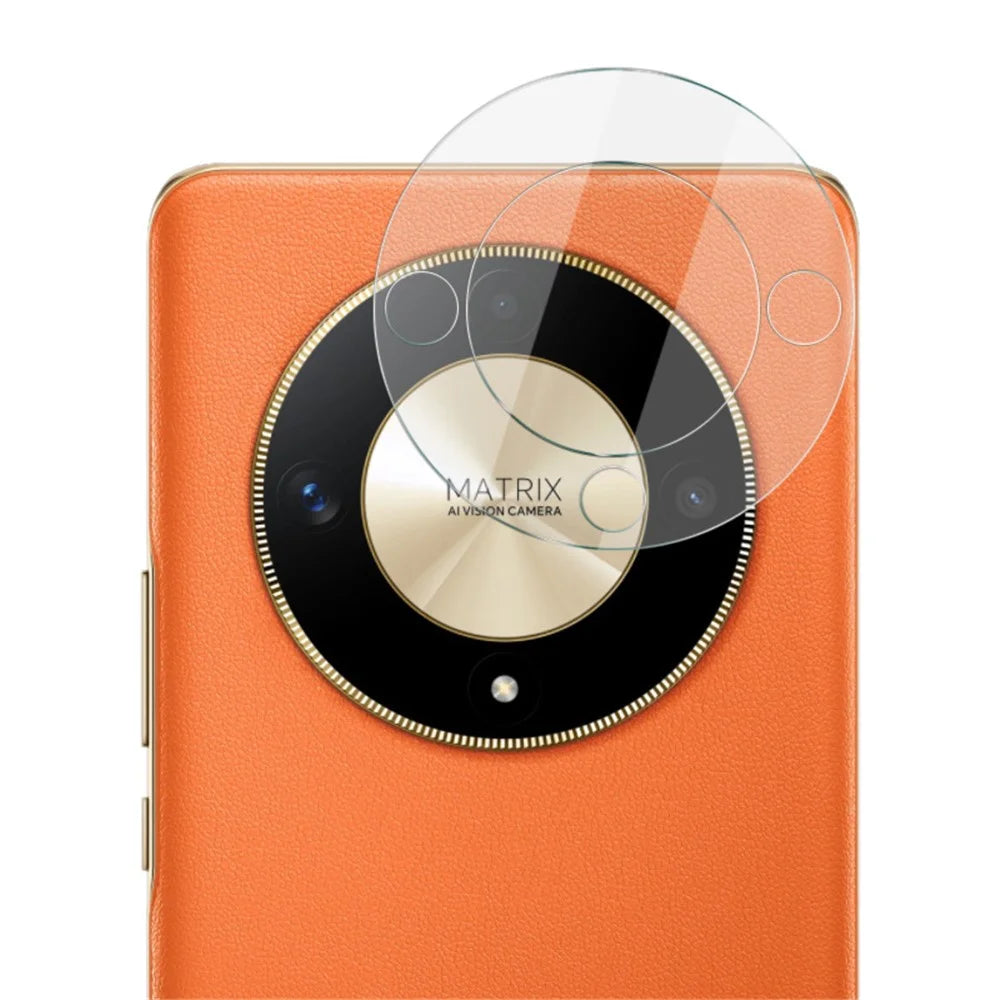 IMAK Camera Lens Protector for Honor X9b 5G / Magic6 Lite 5G Tempered Glass + Acrylic Lens Cap Integrated Lens Film - 6