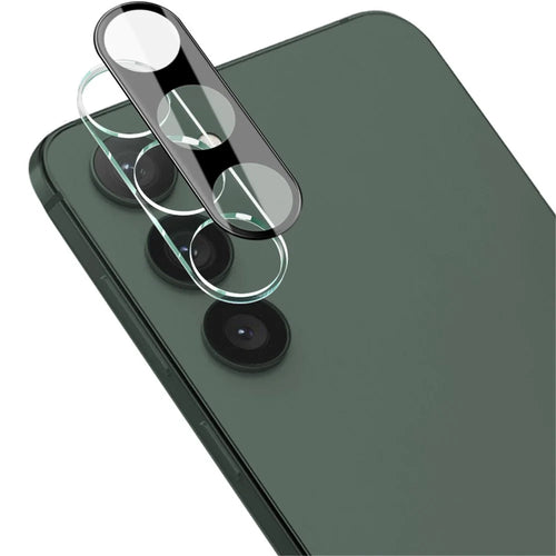 IMAK For Samsung Galaxy S24 Camera Lens Film Acrylic Lens Cap + Tempered Glass Integrated Lens Protector (Black Version) - 1