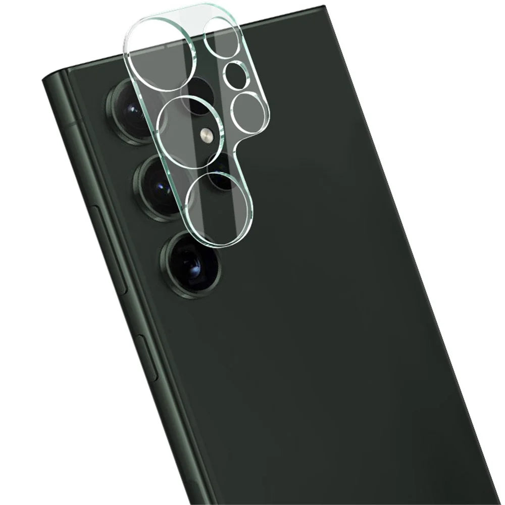 IMAK for Samsung Galaxy S24 Ultra Tempered Glass Lens Protector + Acrylic Lens Cap Camera Lens Film - 3