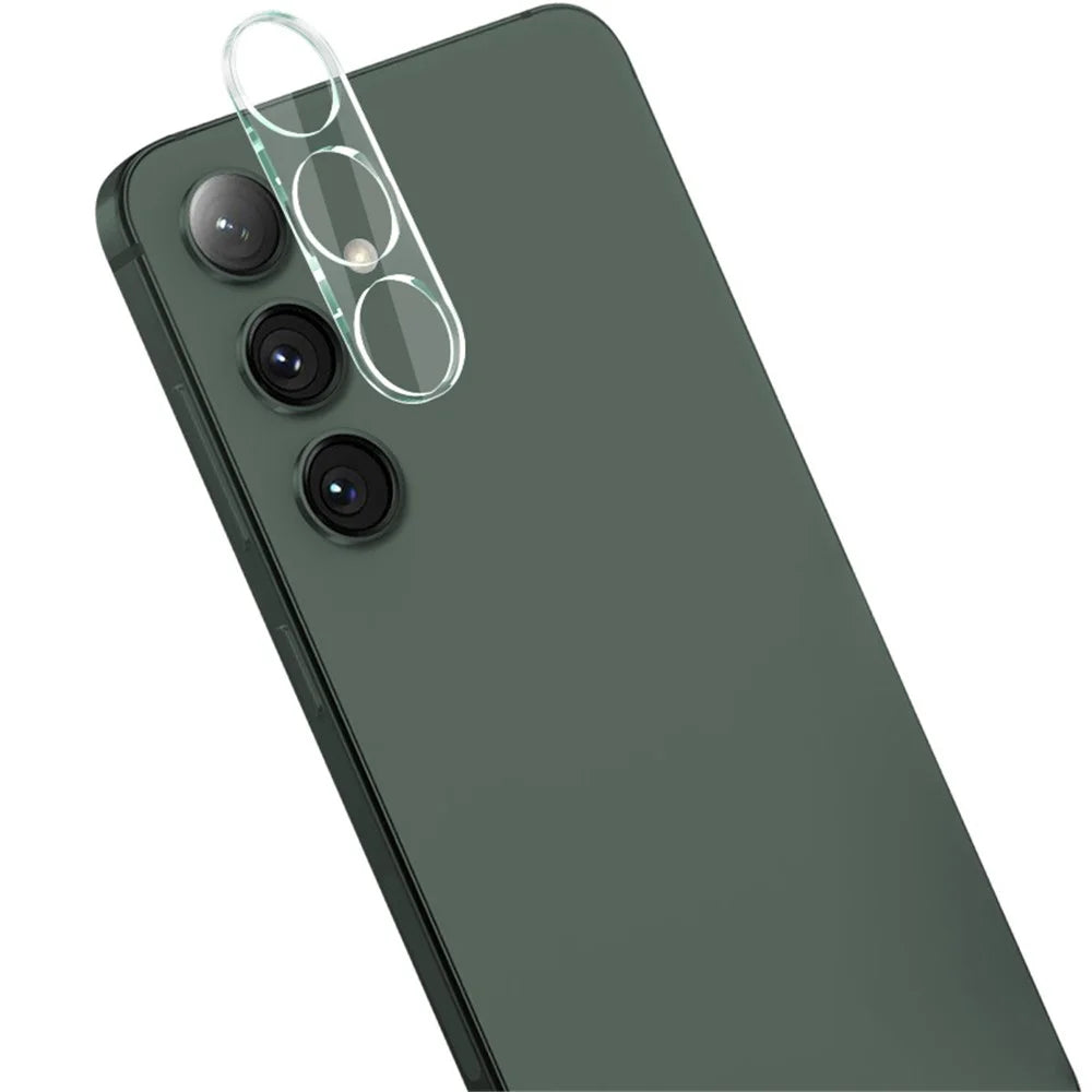 IMAK for Samsung Galaxy S24 Camera Lens Protector Tempered Glass + Acrylic Lens Cap Integrated Lens Film - 3
