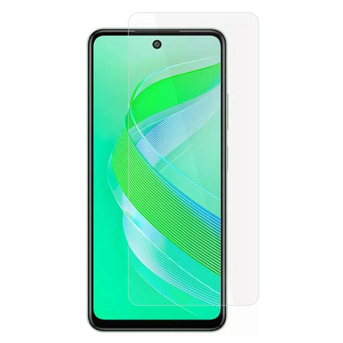 For Infinix Smart 8 4G Screen Protector Bubble Free 0.3mm Arc Edge Tempered Glass Film - 1
