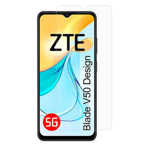 For ZTE Blade V50 Design 5G Clear Screen Protector 0.3mm Arc Edge Tempered Glass Film - 1