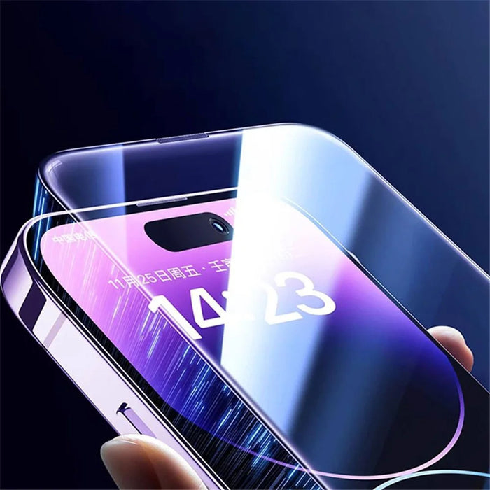 For iPhone 15 Plus 0-Shape Bendable Anti-Static Ultra Clear Full Screen Protector - 7