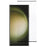 For Samsung Galaxy S24 Ultra Screen Protector Silk Printing Tempered Glass Curved Edges Film - 1