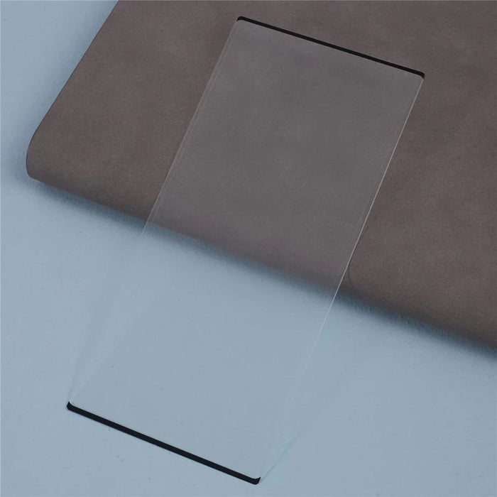 For Samsung Galaxy S24 Ultra Screen Protector Silk Printing Tempered Glass Curved Edges Film - 3
