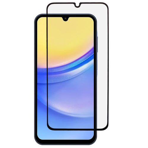 For Samsung Galaxy A15 5G Screen Protector Full Glue Tempered Glass Silk Printing Film - 1