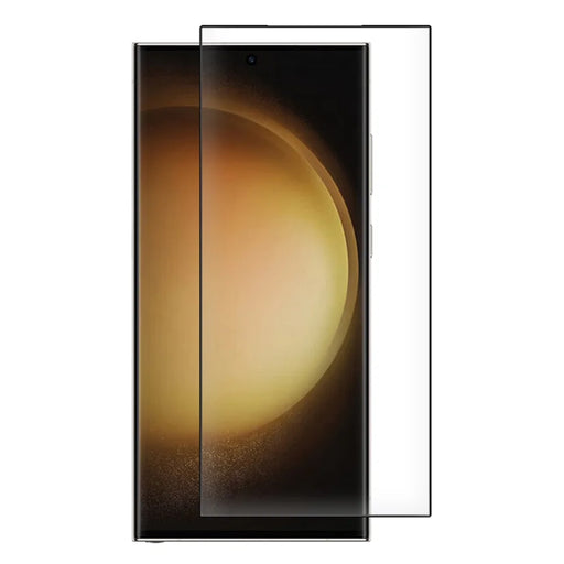RURIHAI For Samsung Galaxy S24 Ultra AGC Glass Screen Protector 3D Curved Tempered Glass Film (Fingerprint Unlock Support) - 1