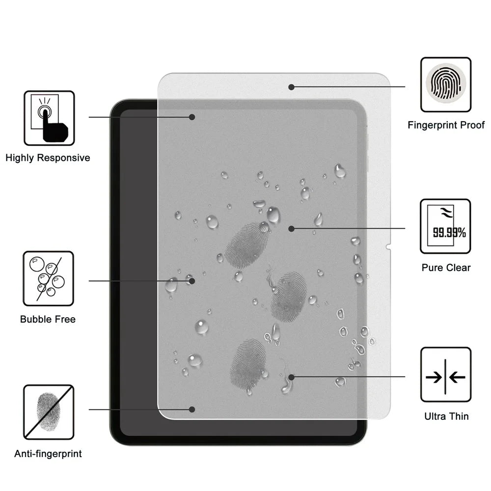 For OnePlus Pad Go / Oppo Pad Air 2 / Pad Neo 2.5D Straight Edge Screen Protector HD Tempered Glass Film - 2