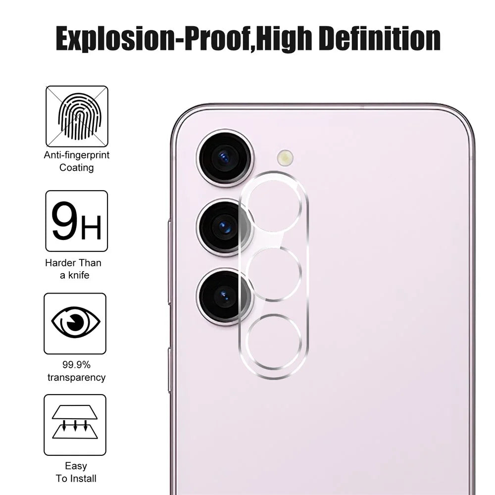 For Samsung Galaxy S24 Camera Lens Film Tempered Glass Anti-explosion Lens Protector - 3