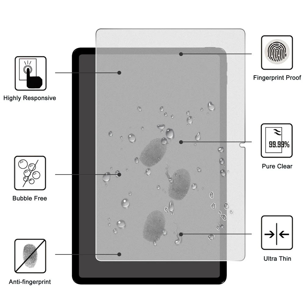 For Lenovo Tab M11 / Xiaoxin Pad 11 2024 Tablet Screen Protector 2.5D Straight Edge Tempered Glass Film - 2