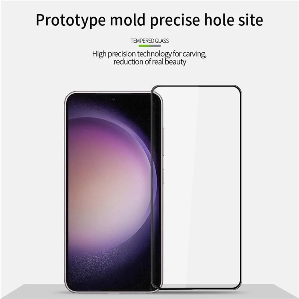 PINWUYO JK 3D Curved Tempered Glass Film-2 for Samsung Galaxy S24+ Full Glue HD Clear Screen Protector - 7