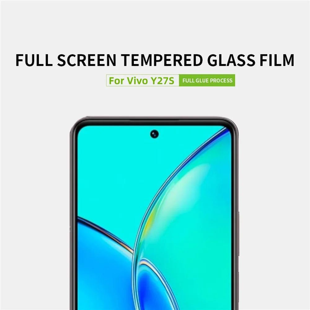 PINWUYO JK Tempered Glass Film Series-2 for vivo Y27s 4G High Aluminum-silicon Glass Full Screen Protector - 3