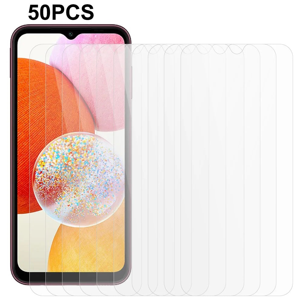 50PCS For Samsung Galaxy A15 4G Screen Protector 2.5D 0.3mm HD Clear Tempered Glass Film - 1