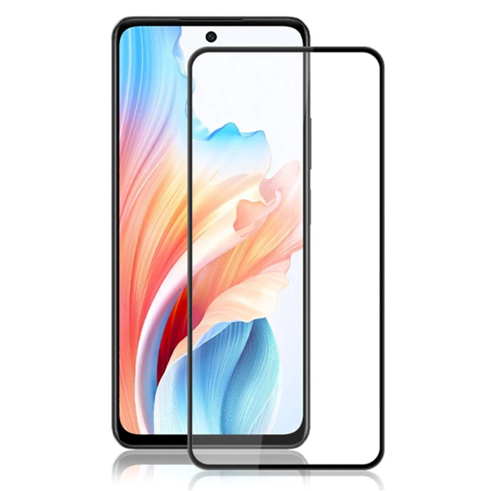 AMORUS For Oppo A79 5G / A2 5G 9H Screen Protector Sensitive Touch Tempered Glass Film - Black - 1