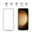 MOCOLO For Samsung Galaxy S25+ / S24+ Silk Printing Tempered Glass HD Clear Screen Protector - Black - 2