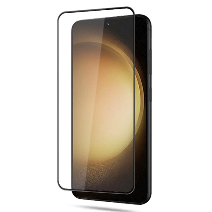 MOCOLO For Samsung Galaxy S25+ / S24+ Silk Printing Tempered Glass HD Clear Screen Protector - Black - 3