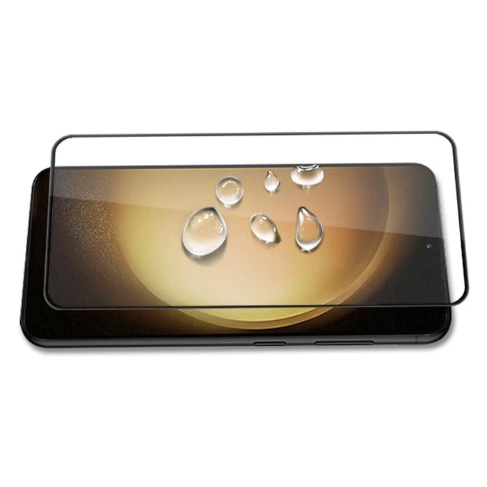 MOCOLO For Samsung Galaxy S25+ / S24+ Silk Printing Tempered Glass HD Clear Screen Protector - Black - 4