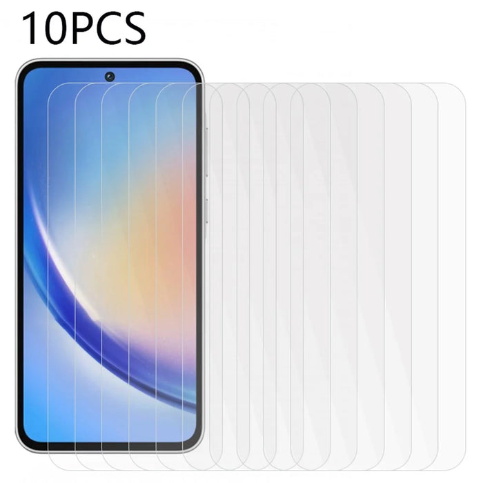 10PCS For Samsung Galaxy A35 5G 0.3mm 2.5D Smooth Surface Tempered Glass Screen Protector - 1