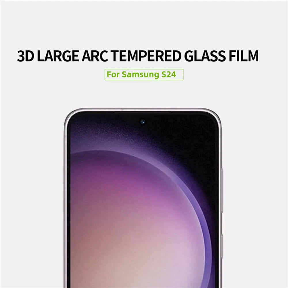 MOFI JK 3D Tempered Glass Film-1 for Samsung Galaxy S24 Curved Anti-explosion Full Screen Protector - 3