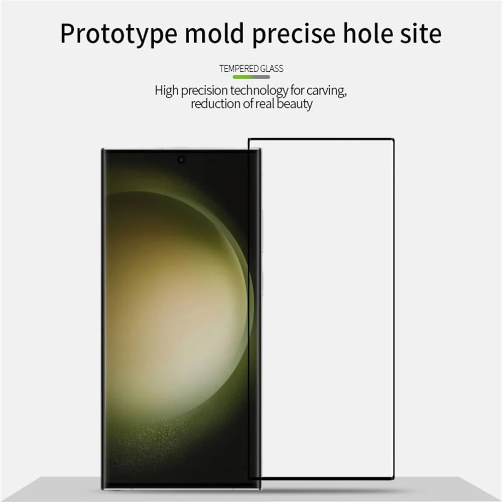 MOFI For Samsung Galaxy S24 Ultra Screen Protector Full Glue 3D Curved Hot Bending Tempered Glass Film - 7