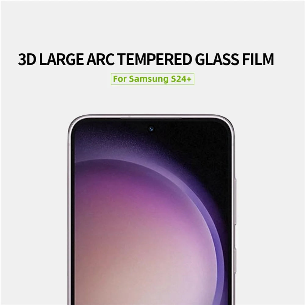 MOFI JK 3D Tempered Glass Film-1 for Samsung Galaxy S24+ High Aluminum-silicon Glass Screen Protector - 3