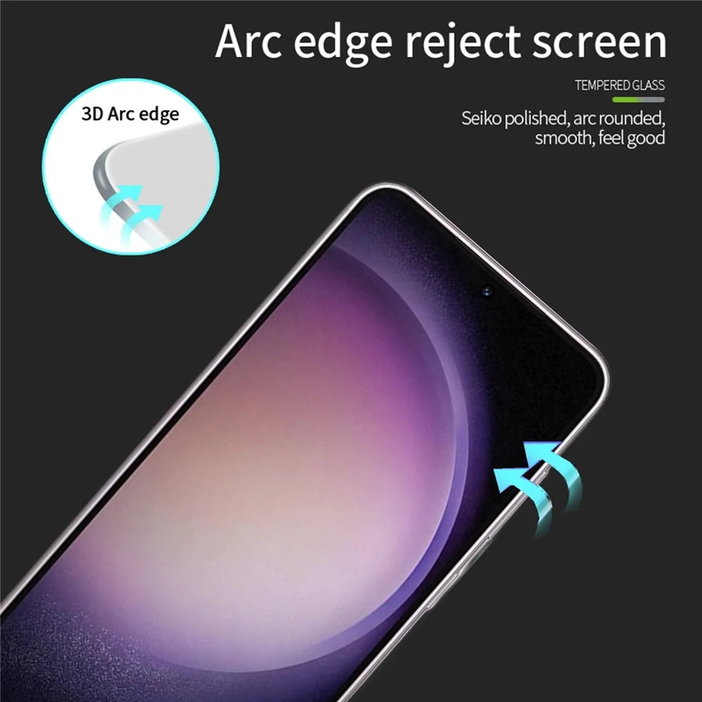 MOFI JK 3D Tempered Glass Film-1 for Samsung Galaxy S24+ High Aluminum-silicon Glass Screen Protector - 6