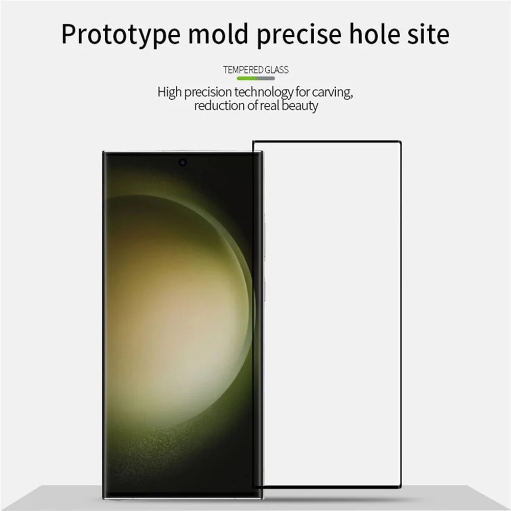 PINWUYO For Samsung Galaxy S24 Ultra Screen Protector Full Glue 3D Hot Bending Tempered Glass Film - 7