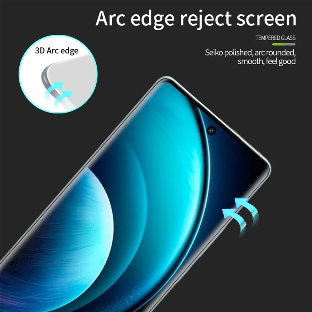 PINWUYO For vivo X100 5G / X100 Pro 5G Tempered Glass Screen Protector 3D Hot Bending HD Clear Film - 6