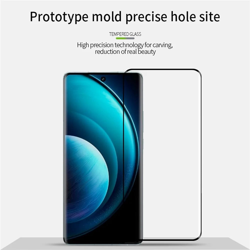 PINWUYO For vivo X100 5G / X100 Pro 5G Tempered Glass Screen Protector 3D Hot Bending HD Clear Film - 7