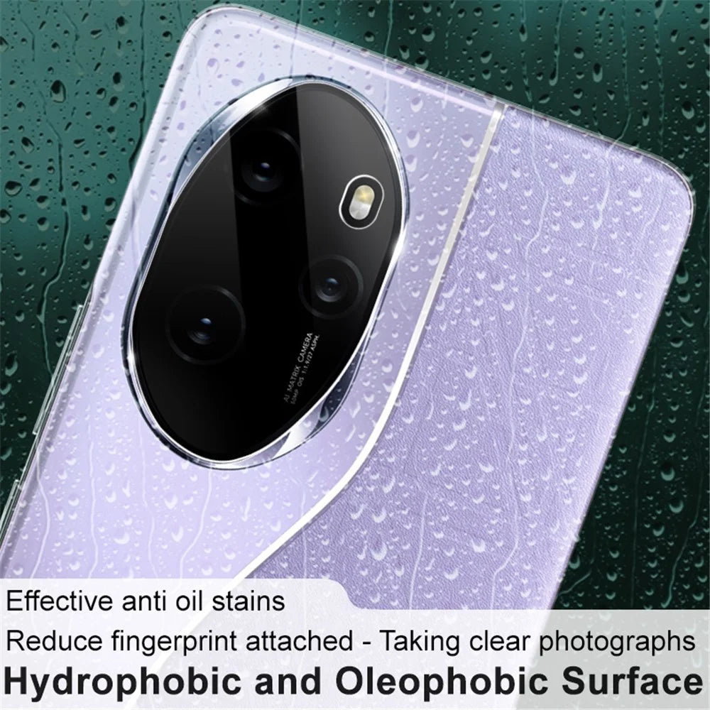 IMAK 2Pcs / Set For Honor 100 Pro 5G Camera Lens Protector HD Clarity Tempered Glass Lens Film Guard - 5