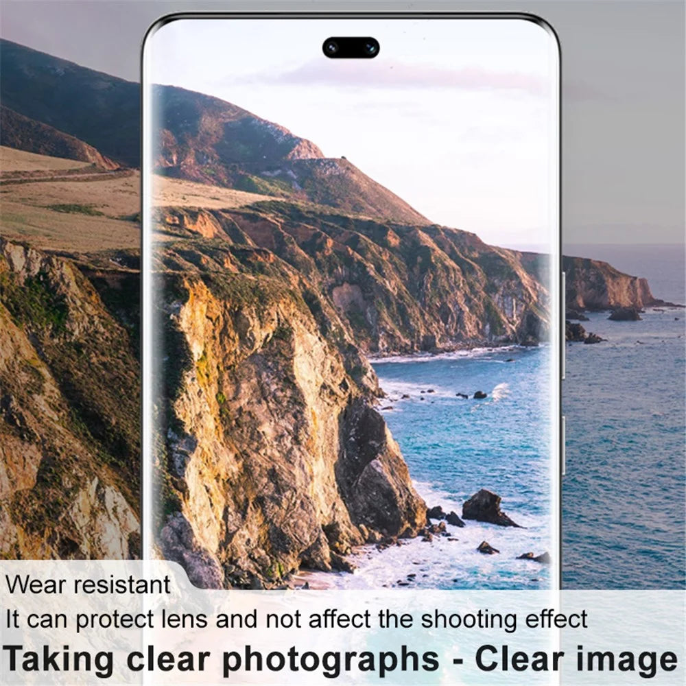 IMAK 2Pcs / Set For Honor 100 Pro 5G Camera Lens Protector HD Clarity Tempered Glass Lens Film Guard - 6