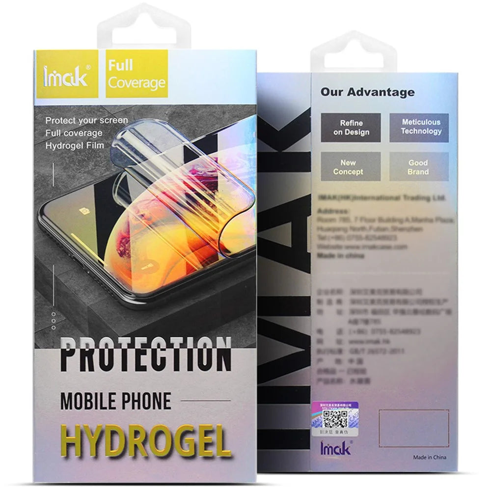 IMAK 2Pcs / Set Hydrogel Film III for ZTE nubia Red Magic 9 Pro 5G / 9 Pro+ 5G Back Protector Self-Healing TPU Back Film - 5