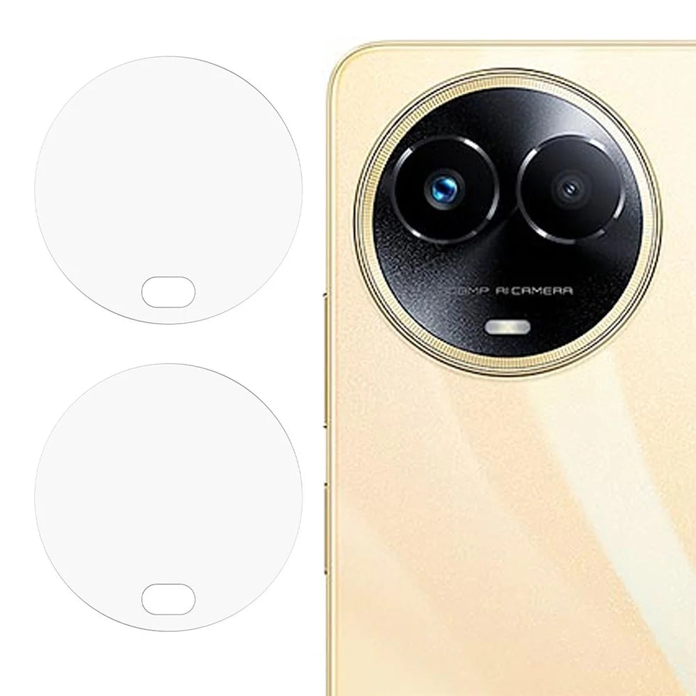 2PCS For Realme 11 5G (Global) / Narzo 60x 5G / C67 5G Camera Lens Protector Scratchproof 2.5D Arc Edge Lens Film - 1