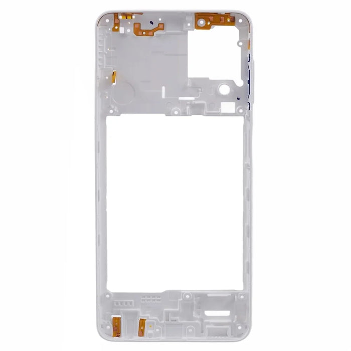 For Samsung Galaxy A22 4G (EU Version) Middle Plate Frame Mobile Phone Replacement Part (without Logo) - White - 3