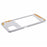 For Samsung Galaxy A22 4G (EU Version) Middle Plate Frame Mobile Phone Replacement Part (without Logo) - White - 4