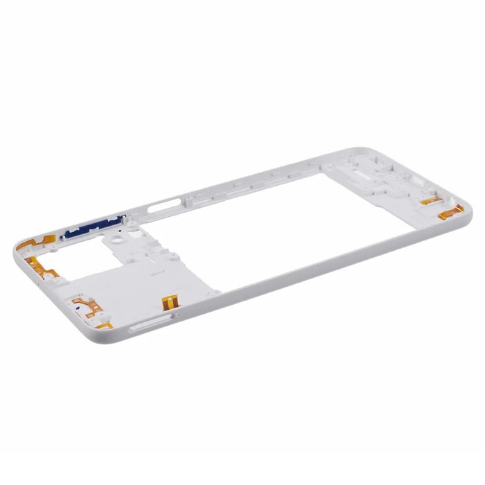 For Samsung Galaxy A22 4G (EU Version) Middle Plate Frame Mobile Phone Replacement Part (without Logo) - White - 5